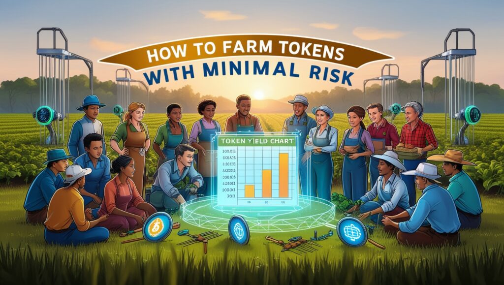 How to Farm Tokens with Minimal Risk