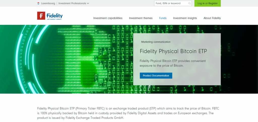 Fidelity Physical Bitcoin ETP (XS2434891219)