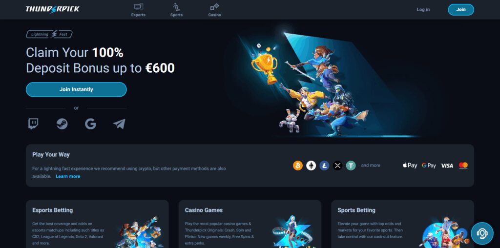 10 Best Bitcoin & Crypto Casinos & Gambling Sites Colombia 10 Thunderpick