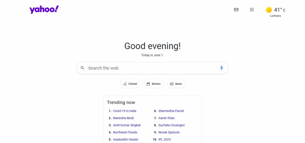 Yahoo Search