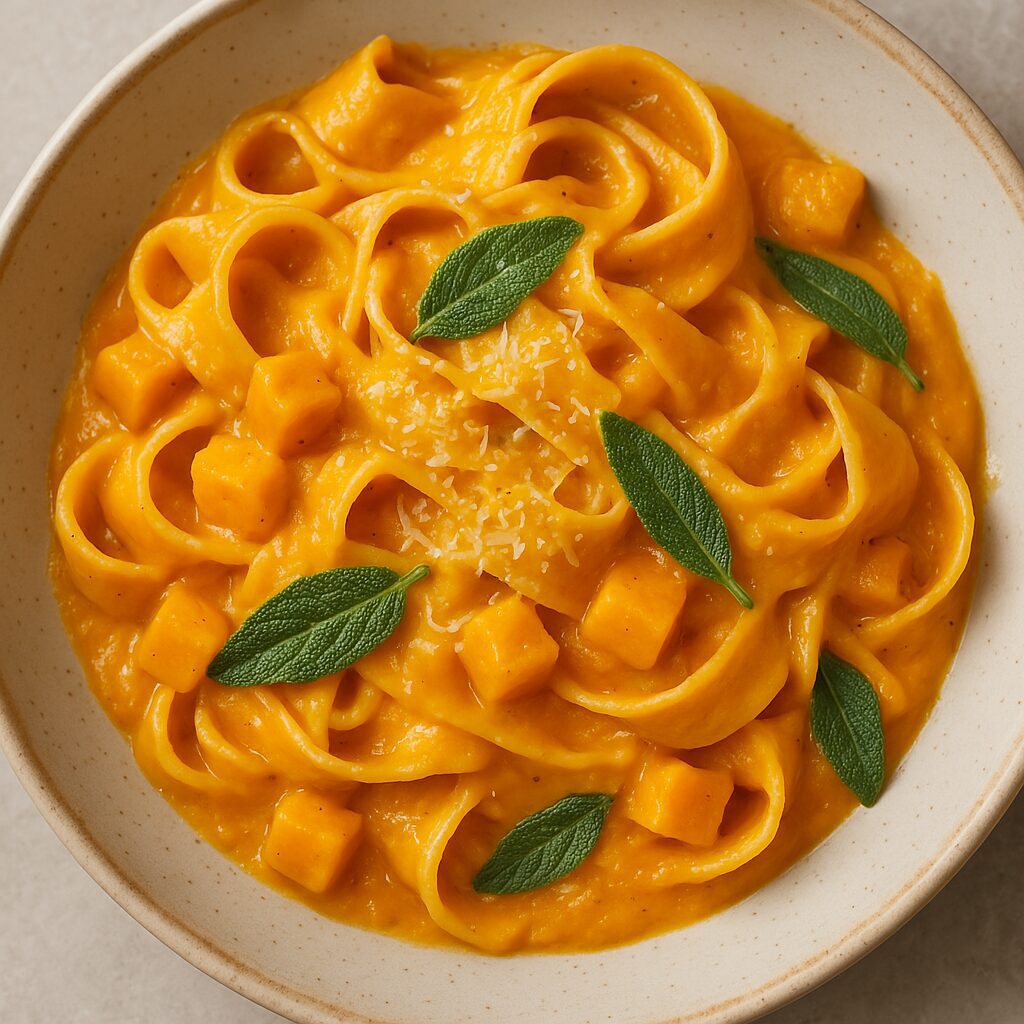 Butternut squash pasta