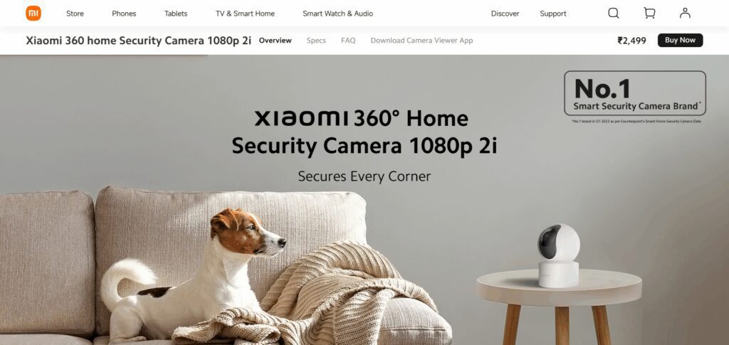 8 Best House CCTV Cameras for Home Security in 2026 6 MI Home Security Camera 2i