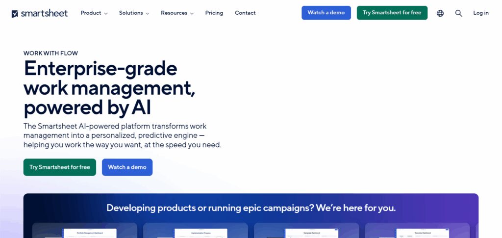 10 Best Tools For Project Management 8 Smartsheet