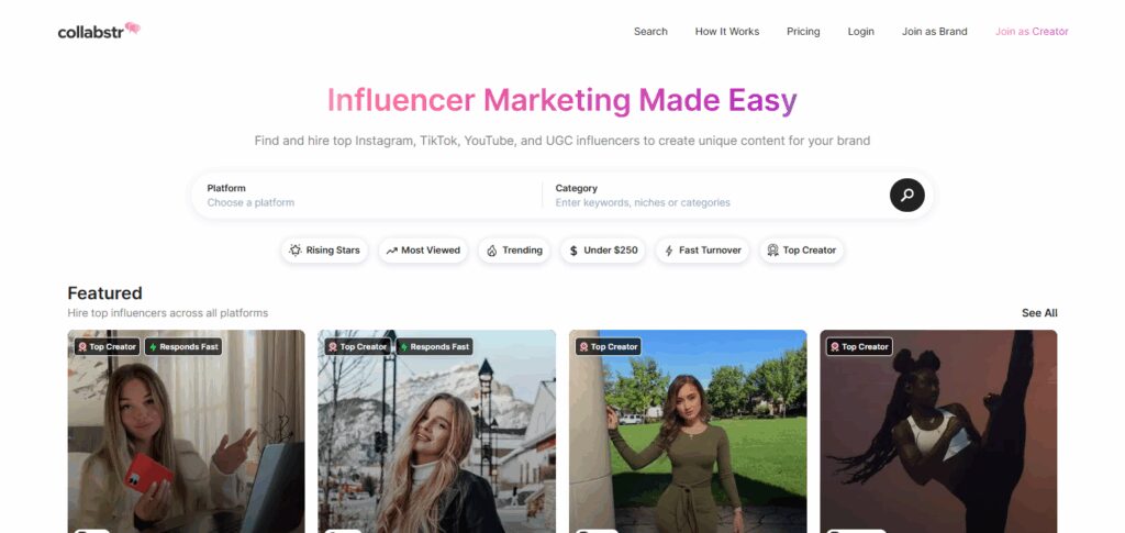 9 Best Tools for Influencer Outreach with Minimal KYC in 2026 8 Collabstr