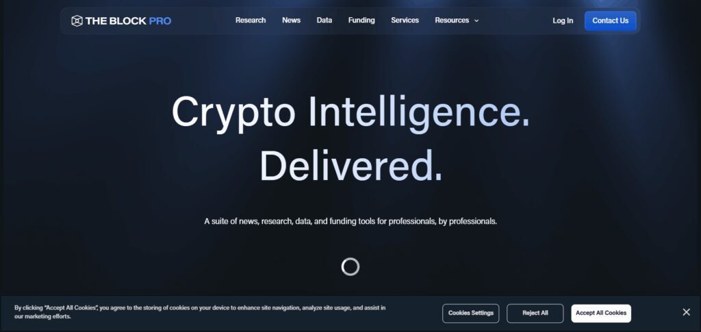 9 Best AI-Based Crypto News Platforms for Real-Time Insights 3 The Block Pro
