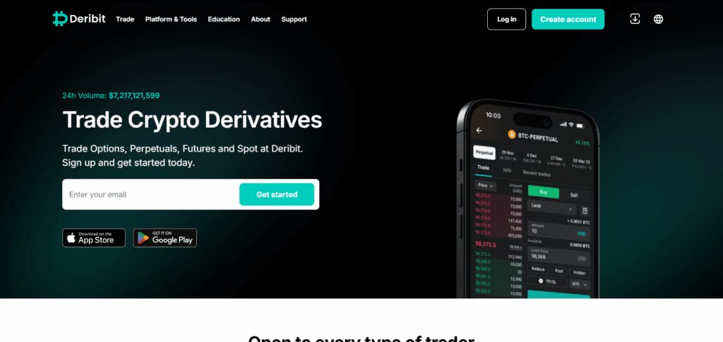 8 Best Crypto Options Trading Platforms for 2026 2 Deribit
