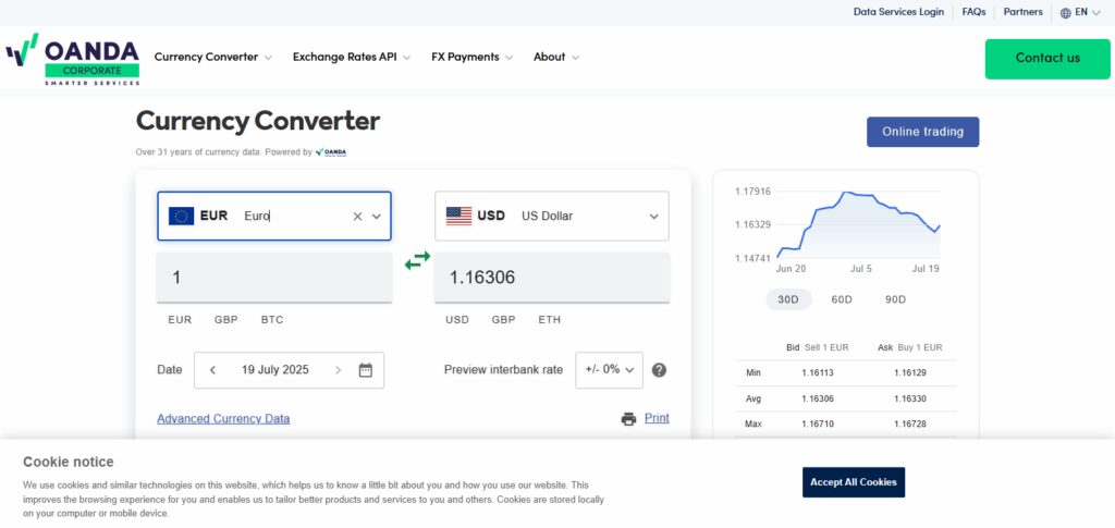 10 Best Crypto Exchanges & Forex Brokers for Secure Trading in 2026 9 OANDA