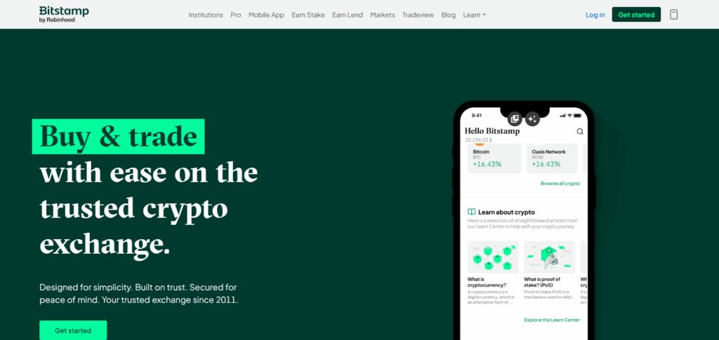 11 Best Crypto Exchange Services in the Netherlands for 2026 9 Bitstamp