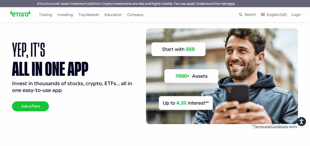10 Best Crypto Exchange Services in Switzerland 2 eToro