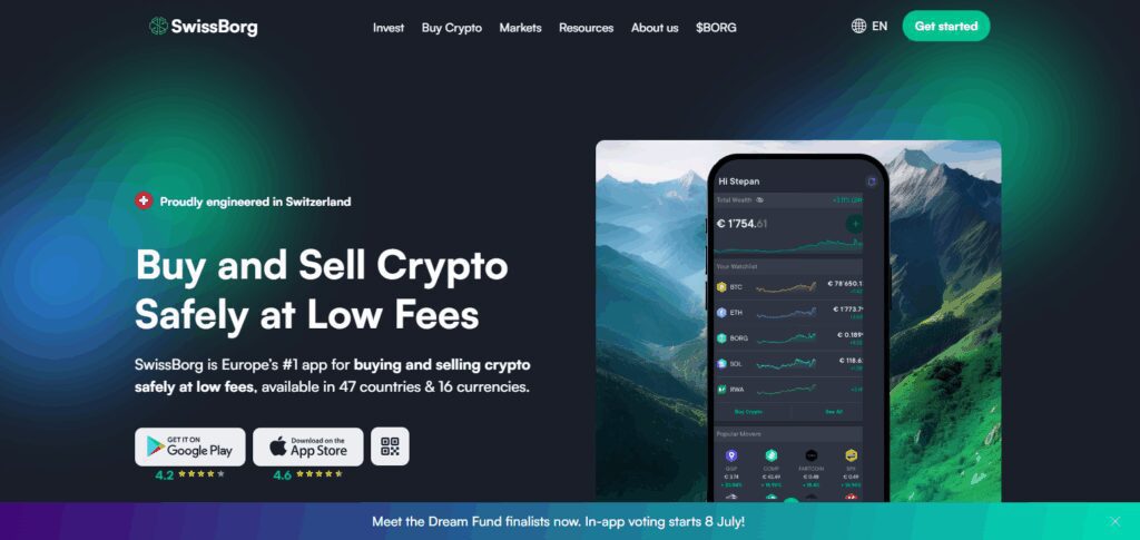 10 Best Crypto Exchange Services in Switzerland 9 SwissBorg