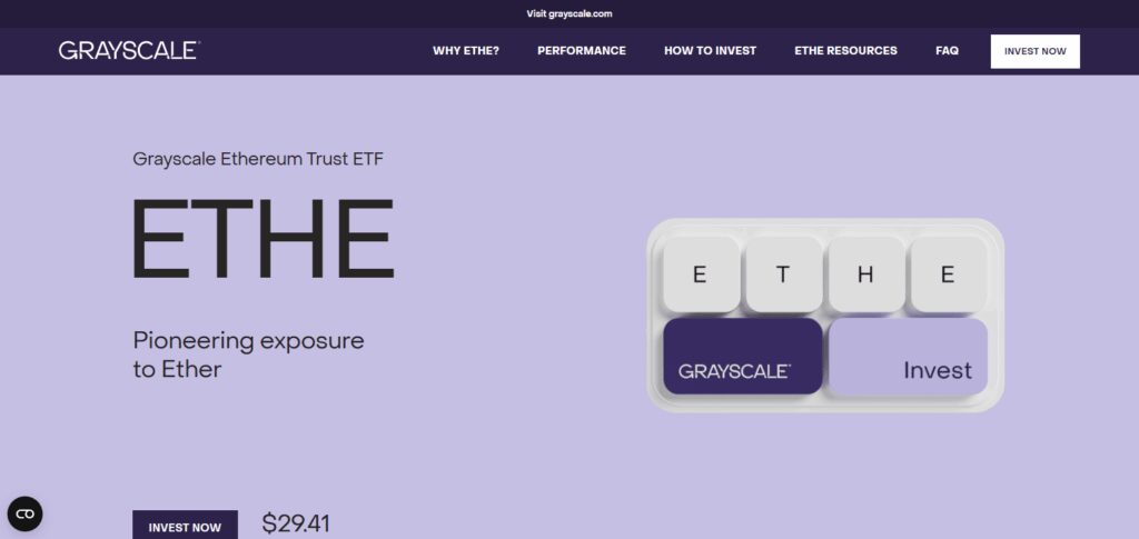10 Best Crypto ETFs to Buy in 2026 6 Grayscale Ethereum Trust (ETHE)