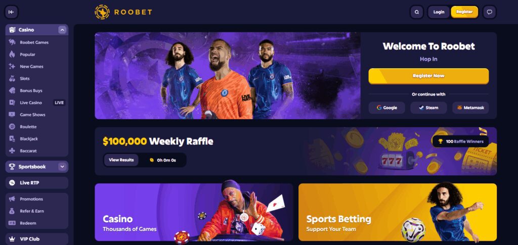 10 Best CS2 (CSGO) Slot Sites with Minimal KYC in 2026 4 Roobet
