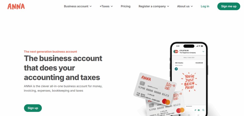 10 Best Business Bank Accounts For Startups 5 ANNA