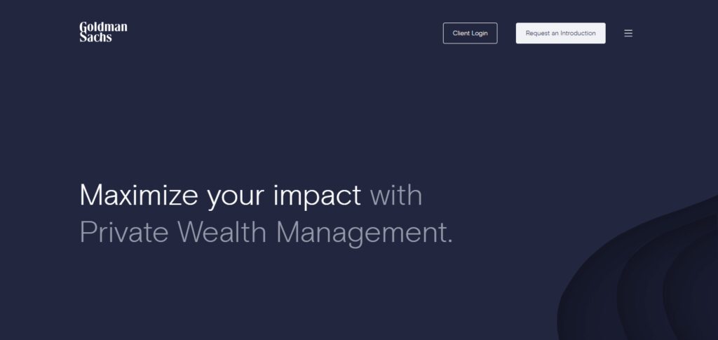 8 Best Bank For High Net Worth Individuals 3 Goldman Sachs Private Wealth Management