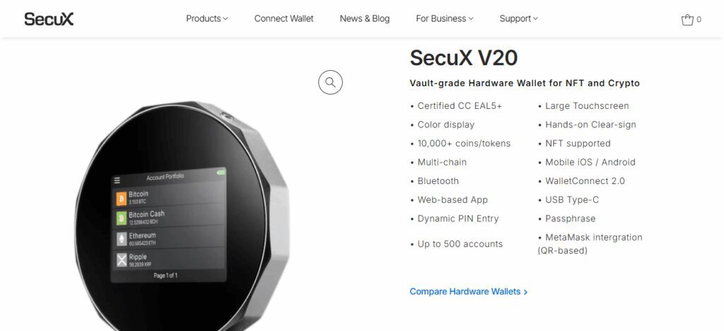 SecuX V20