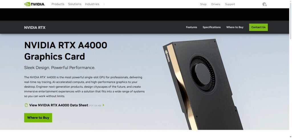 10 Best Gpu For Crypto Mining in 2026 5 NVIDIA GeForce RTX A4000