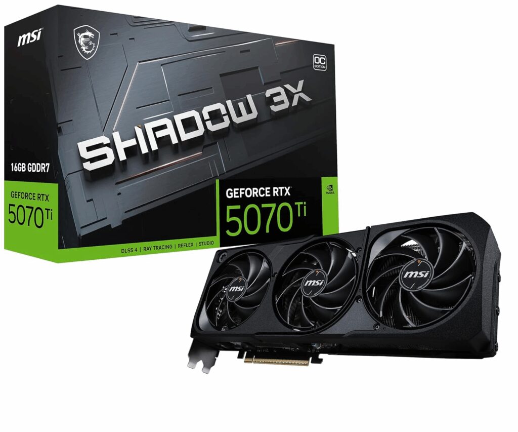 10 Best Gpu For Crypto Mining in 2026 11 MSI RTX 5070 Ti Shadow 3X OC