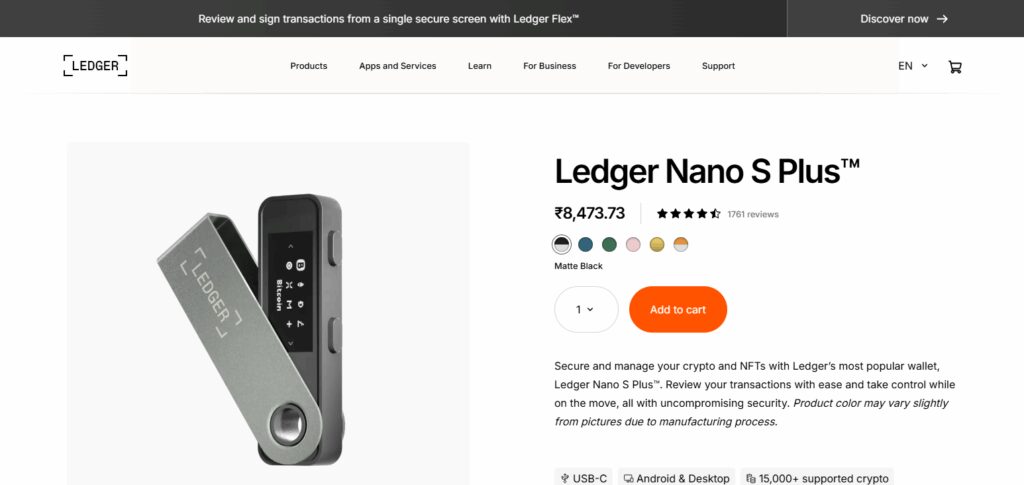 9 Best Crypto Hardware Wallet Uk 3 Ledger Nano S Plus – Best Crypto Hardware Wallet UK