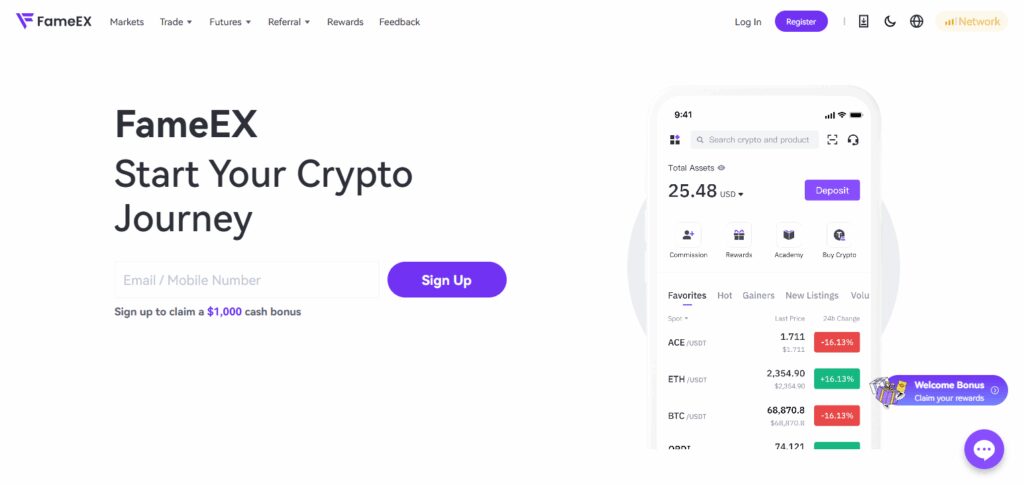 11 Best HashKey Global Alternatives and Competitors 5 FameEX