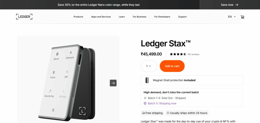 Ledger Stax