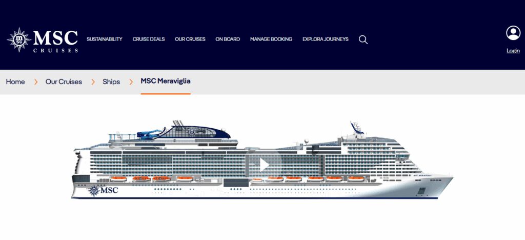 10 Best Casino Cruise Ships 4 MSC Meraviglia
