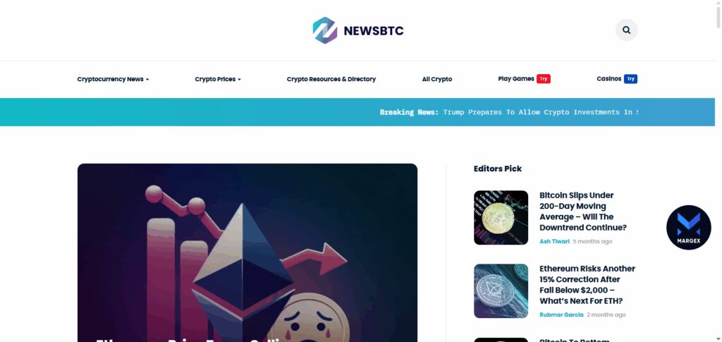 8 Best Crypto News Websites in India for Reliable Updates & Market Insights 10 NewsBTC India Edition