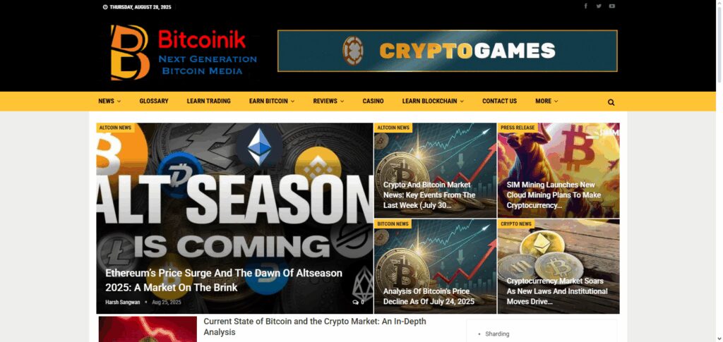 8 Best Crypto News Websites in India for Reliable Updates & Market Insights 8 Bitcoinik