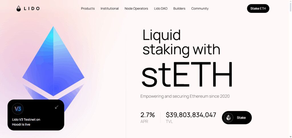 10 Best Crypto DeFi Platforms in the Philippines for 2026 9 .Lido Finance