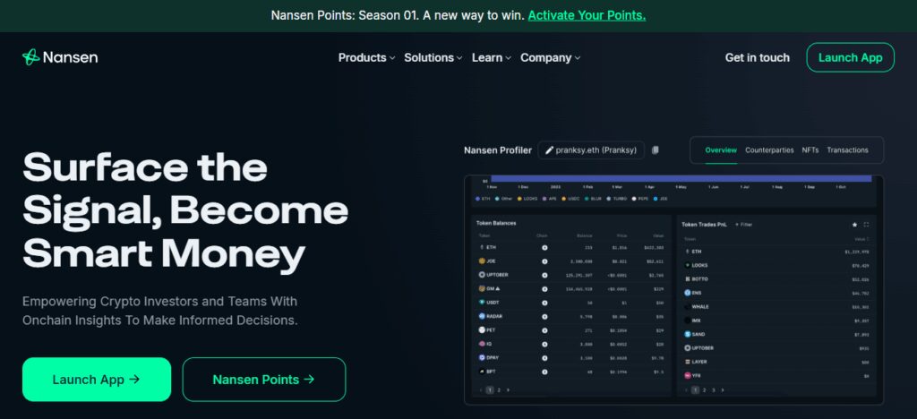 9 Top NFT -Based Subscription Management Tools 2 Nansen