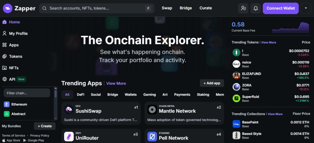 9 Top NFT -Based Subscription Management Tools 7 Zapper