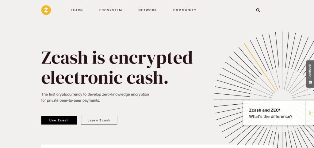 10 Best Alternatives to Bitcoin for Privacy-Focused Transactions 3 Zcash (ZEC)