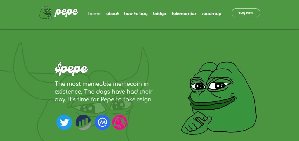 10 Best Meme Coin Alternatives That Aren’t Just Jokes 6 Pepe (PEPE)