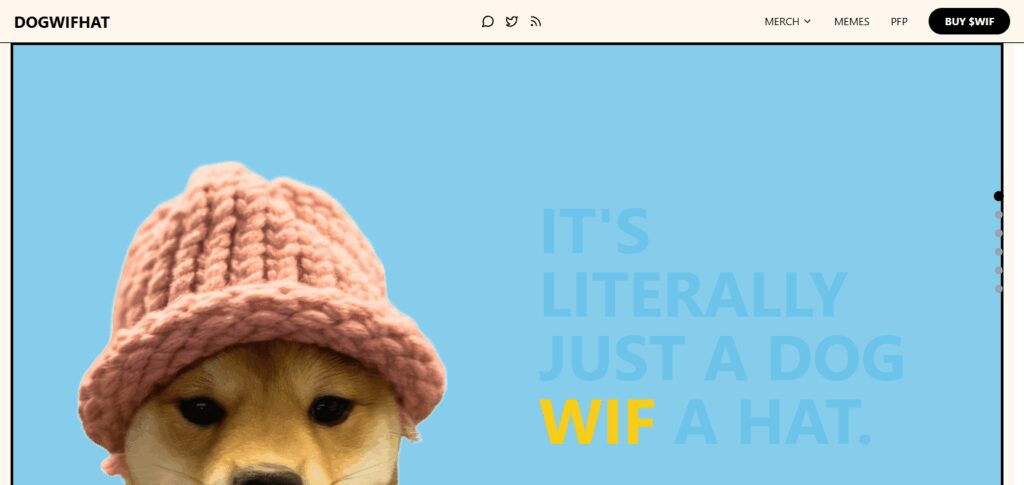 10 Best Meme Coin Alternatives That Aren’t Just Jokes 5 Dogwifhat (WIF)