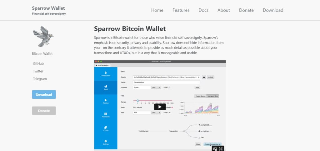 9 Best Bitcoin Wallet No One Talks About 4 Sparrow Wallet