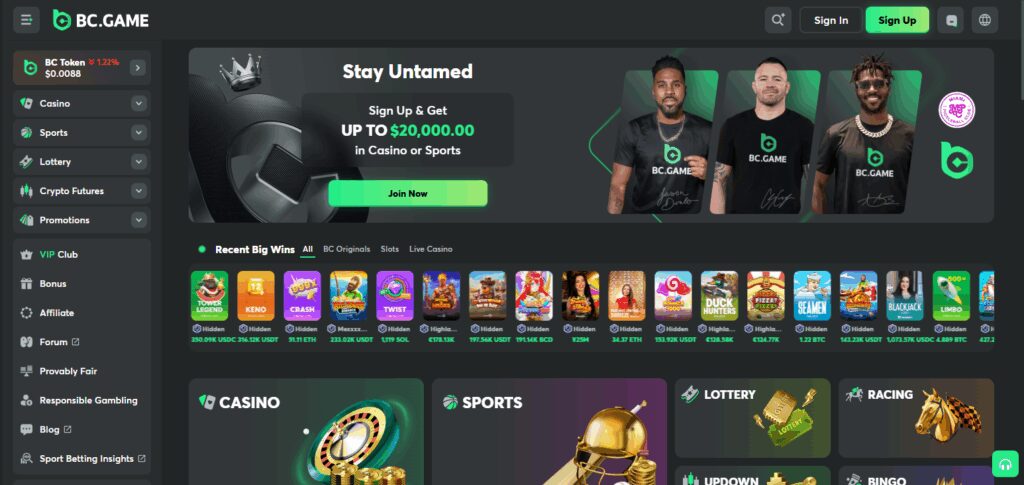 10 Best Crypto Casinos for NFT Rewards – Play & Earn 4 BC.Game