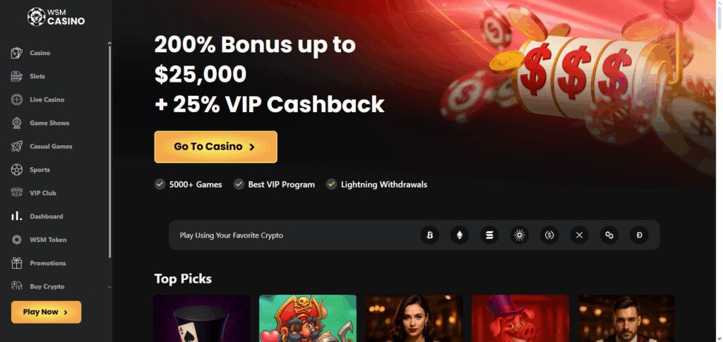 10 Best Crypto Casinos with Zero-Fee Deposits – Play Crypto Hassle-Free 4 WSM Casino