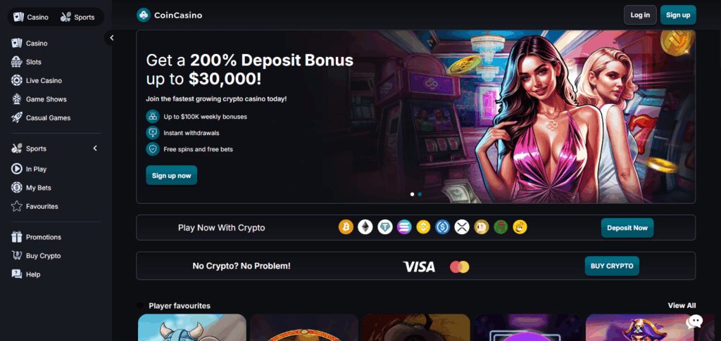 10 Best Crypto Casinos with Zero-Fee Deposits – Play Crypto Hassle-Free 6 CoinCasino