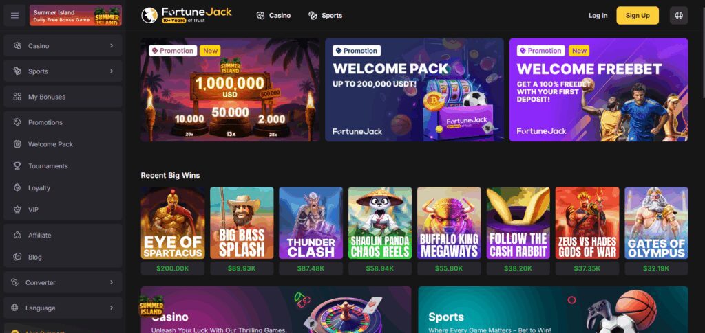 10 Best Crypto Casinos with Zero-Fee Deposits – Play Crypto Hassle-Free 11 FortuneJack
