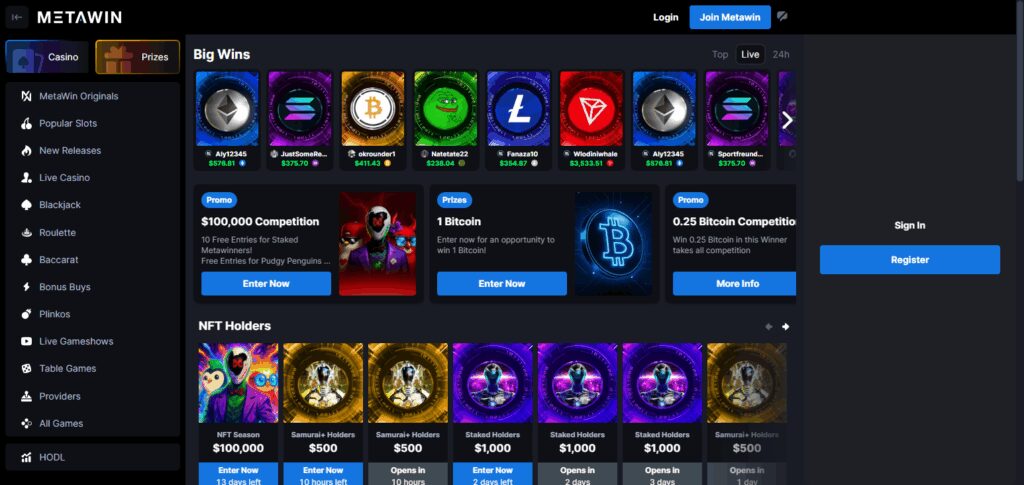 9 Best Crypto Casinos for Lightning Network Payments 6 MetaWin
