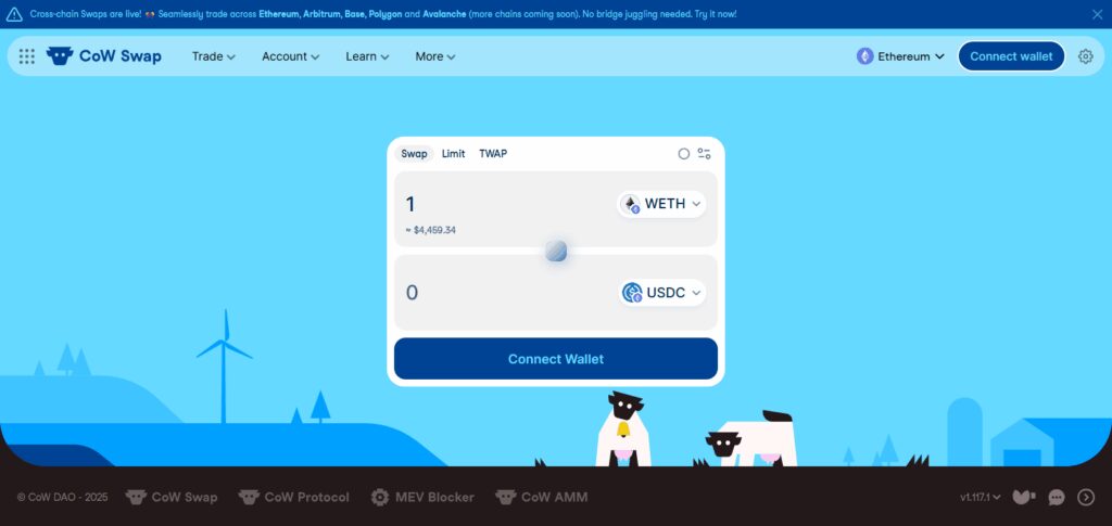 7 Best MEV-protected cross-chain swaps 2 CoWSwap