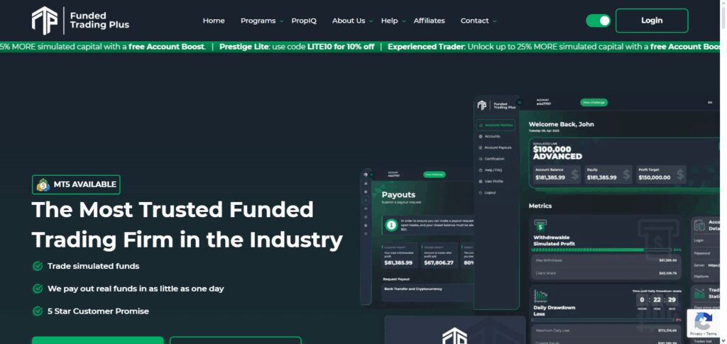 10 Top-Rated MetaTrader 4 Prop Firms for Funded Trading Success 11 Funded Trading Plus
