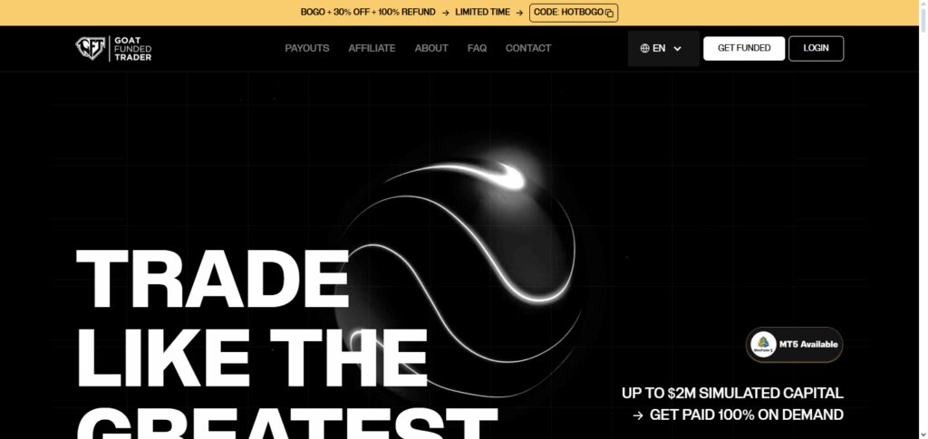 10 Top-Rated MetaTrader 4 Prop Firms for Funded Trading Success 10 Goat Funded Trader