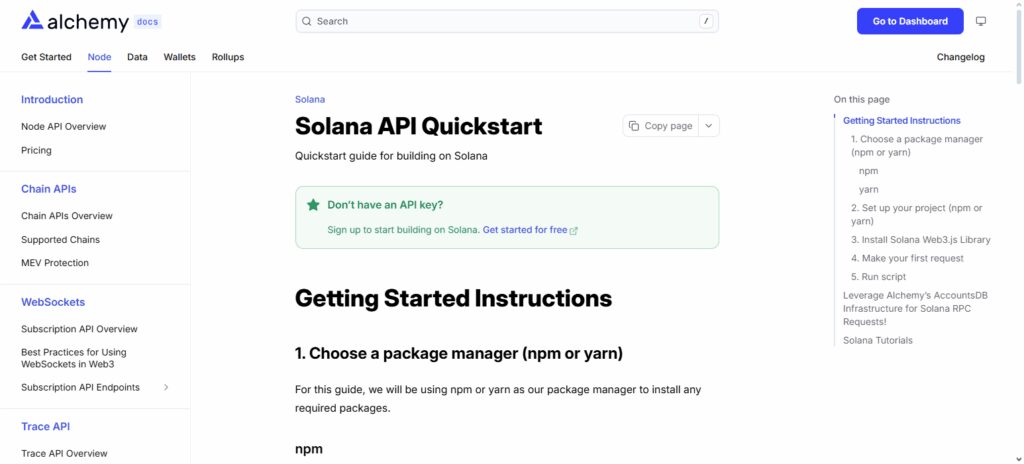 7 Solana Blockchain APIs for Developers 8 Alchemy Solana APIs