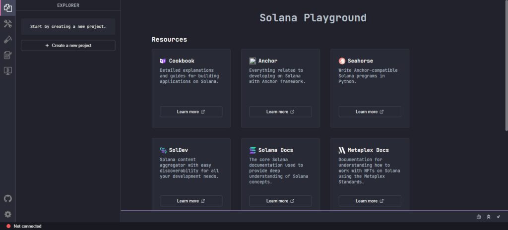 7 Solana Blockchain APIs for Developers 3 Solana Playground