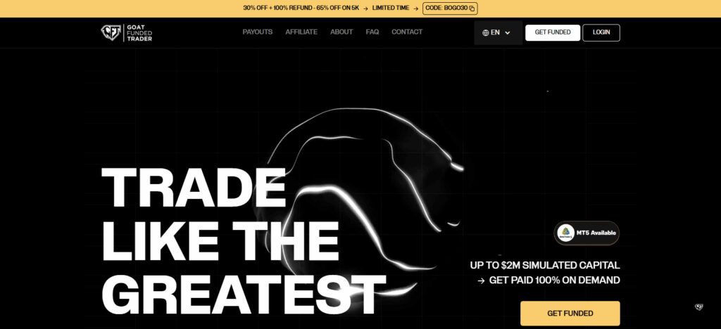 10 Best Funded Trader Programs 2 Goat Funded Trader