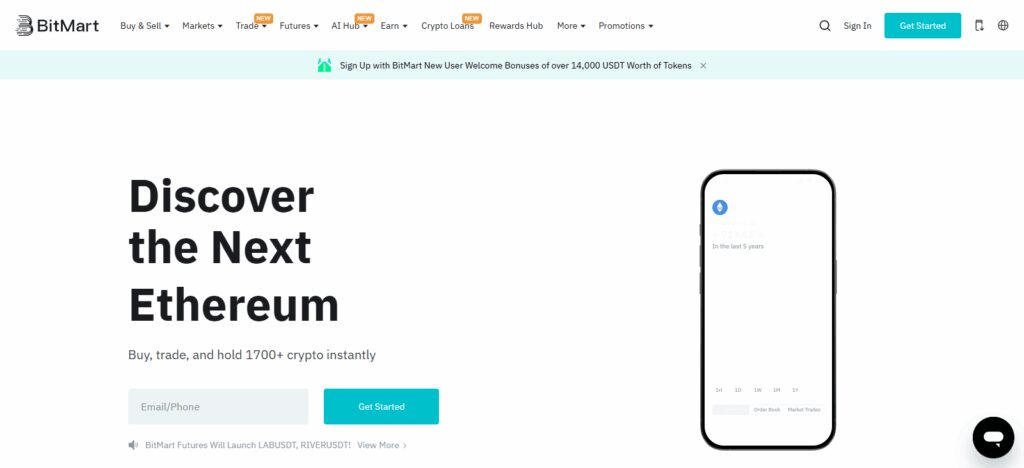 10 Best Bybit Alternatives In Europe In 2026 11 Bitmart - Best for Global Access and Low Fees