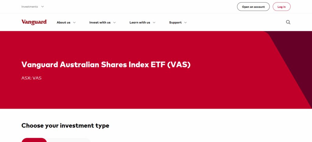 Vanguard Australian Shares Index ETF (VAS)