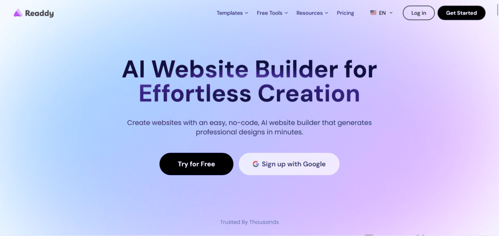 11 Best No-Code AI Website Builders in 2026 2 Readdy AI is an all-in-one website builder