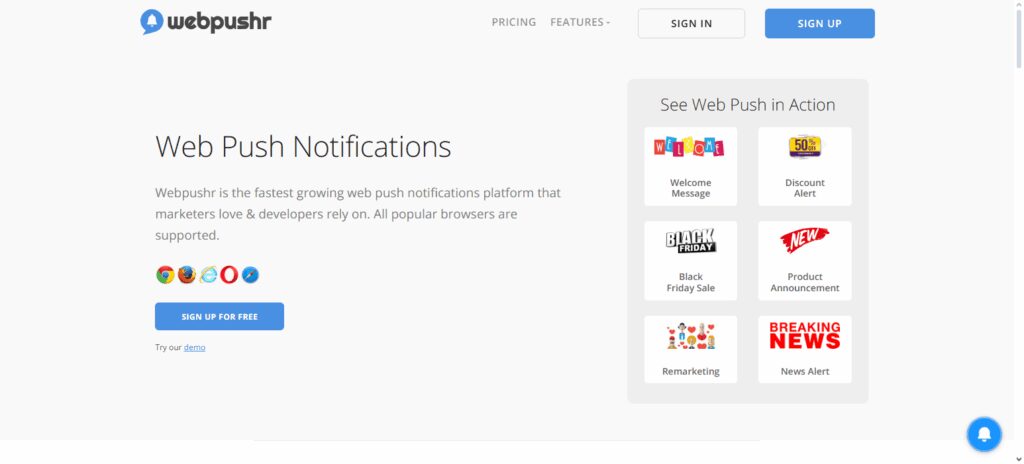 10 Best Push notification services for Wordpress 5 Webpushr