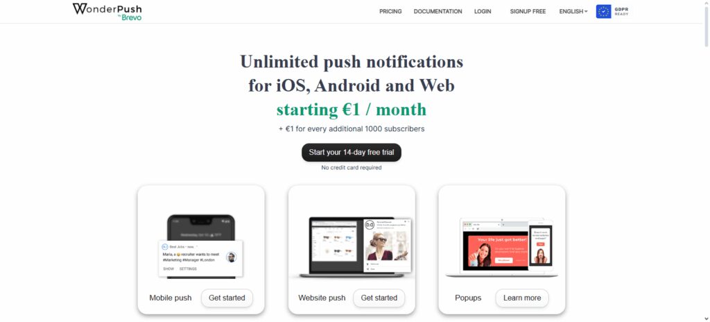 10 Best Push notification services for Wordpress 8 WonderPush